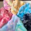 Màu Sắc Rex Thỏ Rab diy Tie-Dye Gradient Lông Thỏ Búp Bê Vải Sang Trọng Đồ Chơi Khăn Vải 5.11
