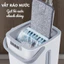 Bộ Lau Nhà Tự Vắt 360° HomeMate – Cây Lau Sàn Kèm Xô Inox 2 Ngăn, Lau Sạch Mọi Góc Khuất