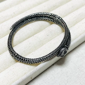 Vòng Tay Rắn Cổ Điển Độc Đáo, Thích Hợp Thời Trang Cho Nam và Nữ