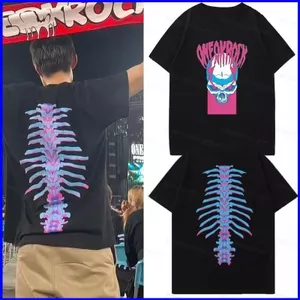GN One Ok Rock 2026 người hâm mộ quà tặng Unisex Xu hướng thời trang mùa hè Áo thun ngắn tay Top NG