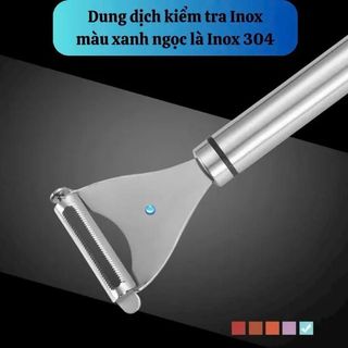 Nạo rau củ hoa quả cầm tay Inox   Cao Cấp bào gọt hoa quả cực nhanh, an toàn và bền đẹp. PA SHOP 2010