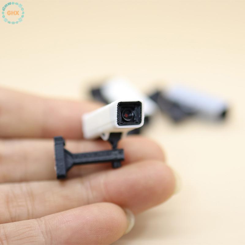 GHX 1 / 12 Nhà Búp Bê Mini Camera Giám Sát Mô Hình Sống Động Như Thật Mini Có Gắn Cho Nhà Búp Bê Trang Trí Nhà Cửa DIY Cảnh Phụ Kiện VN
