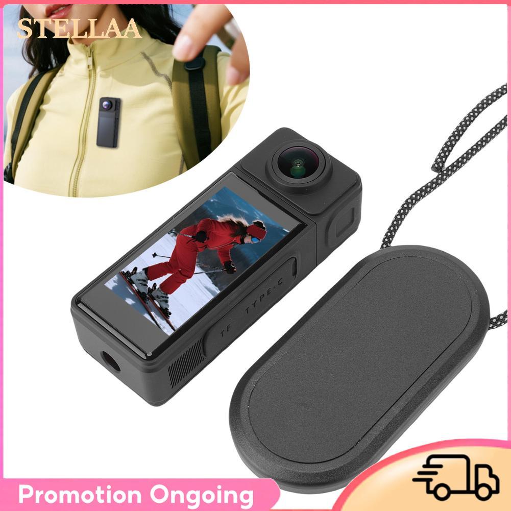 stellaa Camera ASHATA 4K Hành động góc cực rộng với ống kính xoay 270 độ Màn hình 1,97 inch Ổn định EIS IP65 Chống nước để vlogging Thể thao Trượt tuyết Đi bộ đường dài