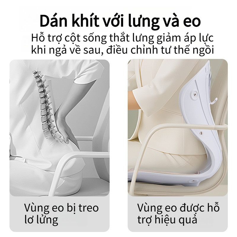 Ghế Công Thái Học Chống Gù – Tựa Lưng Điều Chỉnh, Dùng Văn Phòng & Học Sinh, Ngồi Lâu Không Mệt