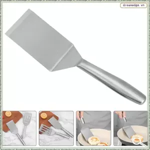 Thìa bằng thép không gỉ Thìa phẳng Cá lớn Turner Grill Barbeque Turner Griddle Scraper Steak Thìa Pancake