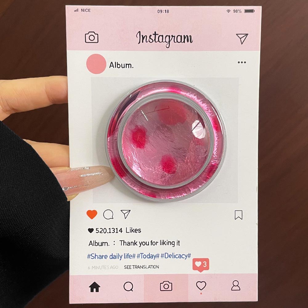 Popsocket Họa tiết hình tròn đầy màu sắc Giá đỡ điện thoại có thể gập lại cho điện thoại nam châm