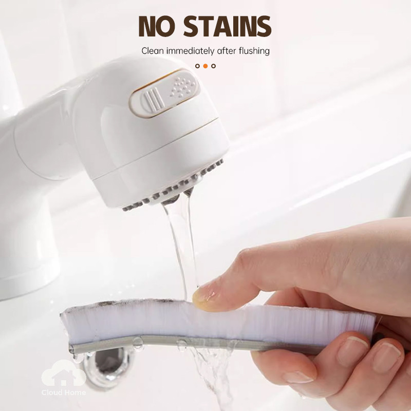 Chổi vệ sinh nhà tắm, nhà bếp, gạch men, các góc khuất, khe hở, chổi đa năng lông cứng giúp hút bụi.
