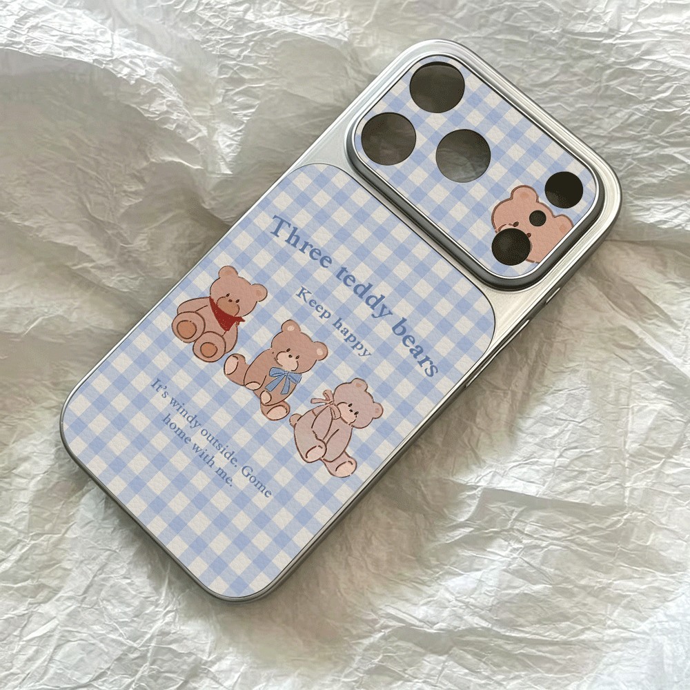Người bạn gấu sọc Đối với iPhone 17/16Pro Corning Shell Dán da đơn giản mới