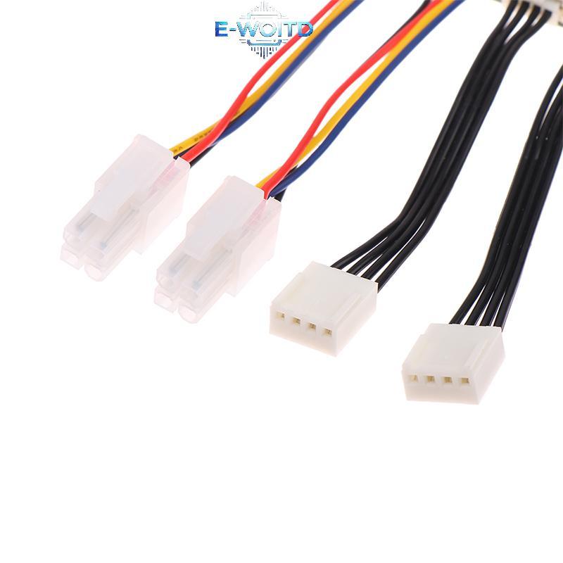 E-WOITD 12V 4 trong 1 Vuông 4Pin Mô Phỏng Quạt Giả Lập Đặc Biệt Cho Antminer S21 S19kpro T21 KS5 KS5pro Quạt Spoofer Dummer E-WOITD
