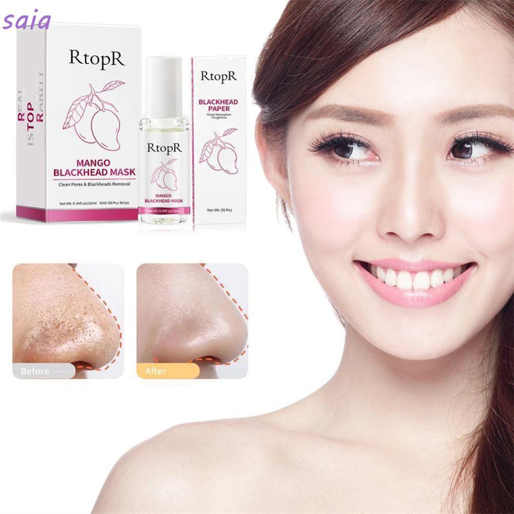 Tẩy mụn đầu đen mũi SAIA, Chăm sóc da Thu nhỏ lỗ chân lông MANGO BLACKHEAD, Làm sạch sâu mặt Mũi lột