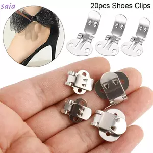 SAIA 20 Cái / lốc Giày Kẹp Hoa Giày Thiết Thực Phụ Kiện Kẹp Thép Không Gỉ