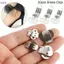 SAIA 20 Cái / lốc Giày Kẹp Hoa Giày Thiết Thực Phụ Kiện Kẹp Thép Không Gỉ