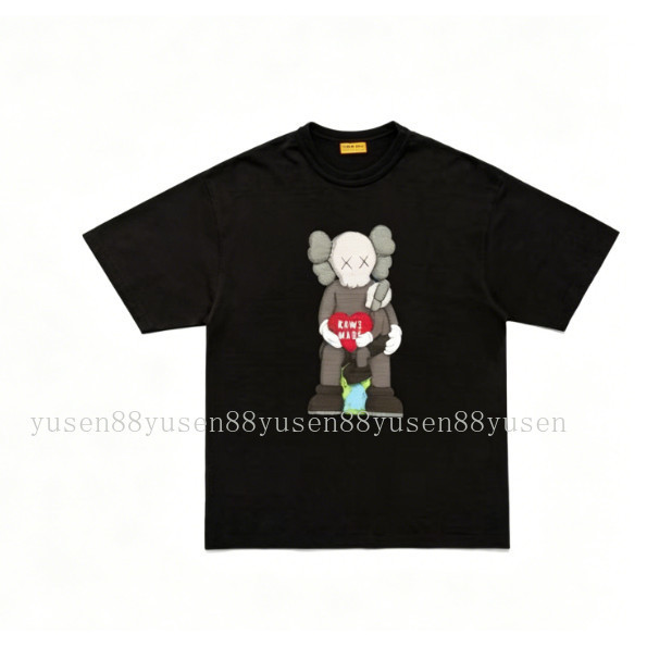 Áo thun cotton unisex cổ tròn in hình