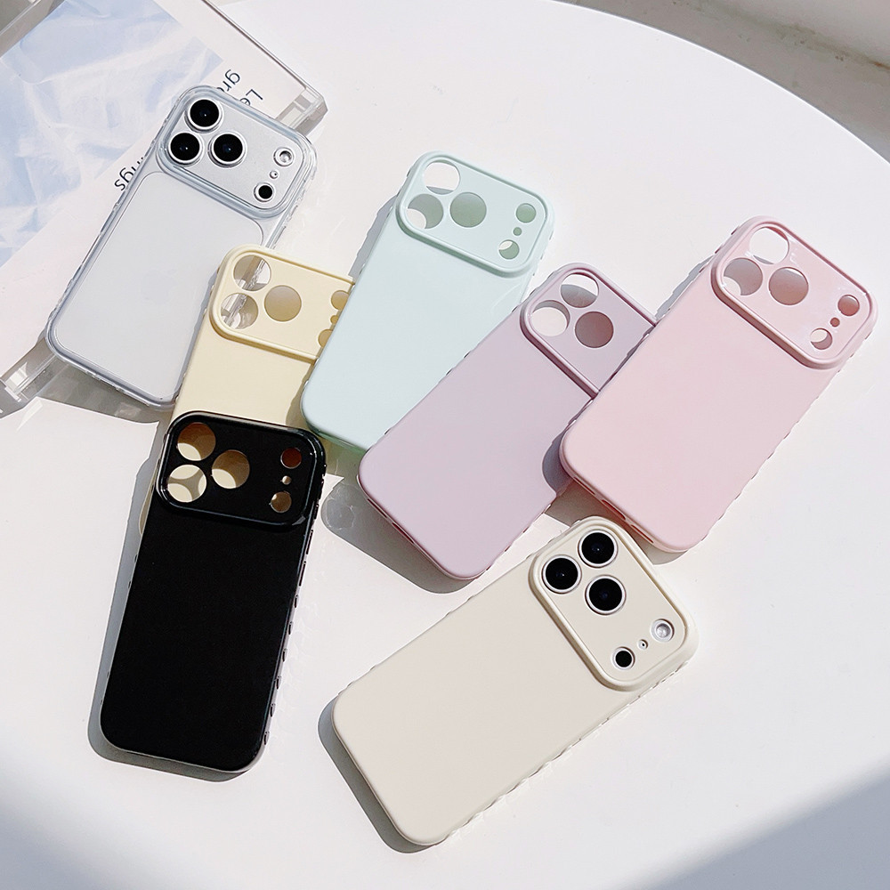 Ốp điện thoại mềm thiết kế trái tim tình yêu đơn giản cho iPhone 17 Pro Max 17 Air 16 Plus 15 14 13 12 11 Vỏ bảo vệ chống sốc