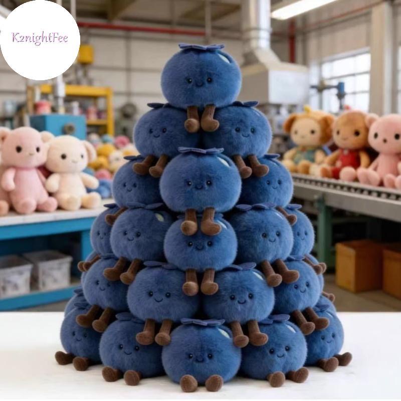 K2nightFee Blueberry Doll Sang Trọng Móc Khóa Túi Quyến Rũ Cho Bé Gái Mô Phỏng Dễ Thương Đồ Chơi Nhồi Bông Có Khuôn Mặt Vô Tội Cho Bapa Phụ Kiện Trang Trí VN