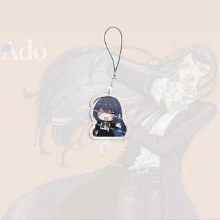 Acrylic Japanese singer Ado Mobile Phone Charms Ado Small Pendant Phone Chain Keychain accessories Fans Gifts