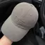 Mũ Cotton rửa MERIGGIARE, Mũ Snapback thêu gợn chống nắng, Mũ bóng chày đơn giản cổ điển ngoài trời