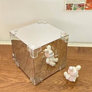 Acrylic Tulip LED Đèn Ngủ Khối Lập Phương Đèn Phát Sáng Mềm Trang Trí Phòng Ngủ Quà Tặng Nhà Giọng