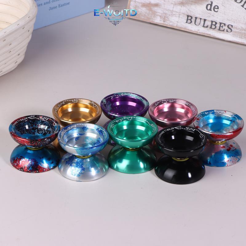 E-WOITD Trẻ Em Người Mới Bắt Đầu Hợp Kim Chuyên Nghiệp Yoyo Ballpetitive Yoyoball Người Lớn Trẻ Em Yoyoyoball Với 5 Dây E-WOITD