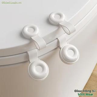 GILDEDHOMIN Bộ nâng nắp bồn cầu, Tay cầm nâng nắp bồn cầu bằng silicon tự dính, Thời trang bền bỉ Không cảm ứng đa chức năng Miếng đệm bồn cầu đa chức năng Phụ kiện WC
