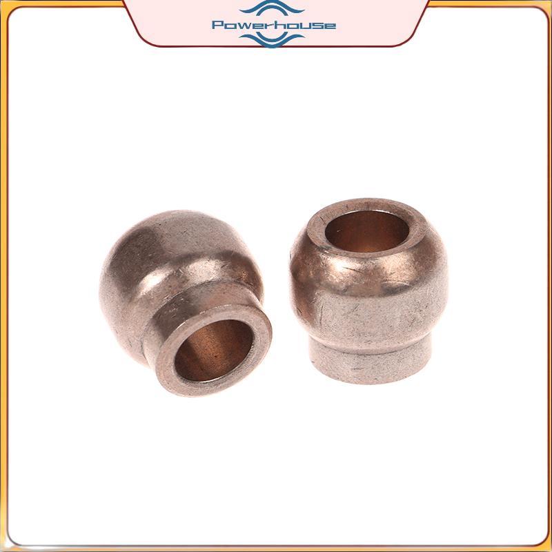 POWER 1Pc 10mm Trục Lỗ Sắt Hợp Kim Đồng Mang Bush 20mm Bên Ngoài Hình Cầu Máy Giặt Quạt Động Cơ Cánh Quạt Stator Trượt Bushing.