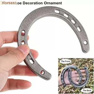 OUSXA Móng Ngựa Treo Tường bằng Gang, Phong Cách Mộc Mạc và Vintage Độc Đáo