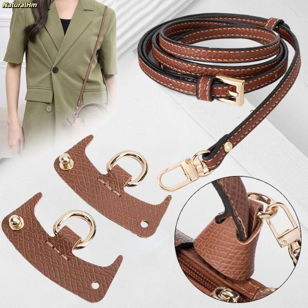 [Vận chuyển nhanh] Dây đeo bằng da thật NATURALHM Phụ kiện túi đeo chéo chuyển đổi thay thế không cần đục lỗ cho Longchamp