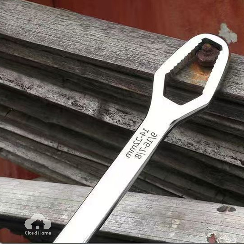🌤️COD🌤️23Cm Cờ lê đa năng Độ dày 5mm Cờ lê tự siết điều chỉnh đa năng, cờ lê điều chỉnh nhanh đa dụng