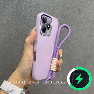 Thích hợp cho ốp điện thoại Realme C53 C51 note 50 Di động có dây đeo vỏ mềm chống rơi TPU 0046