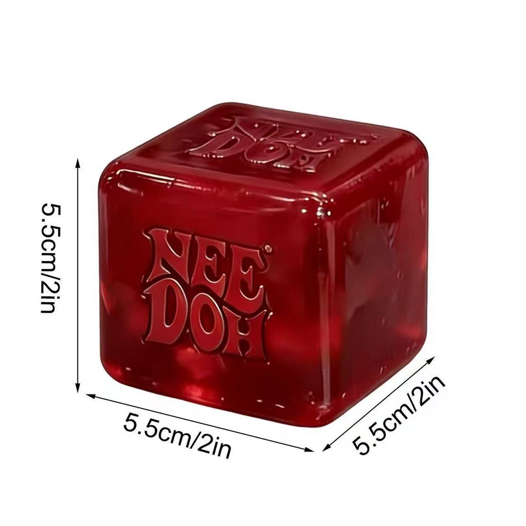 HK1 Needoh Nice Cube Suptid Squish Gumdrop Squish Đồ chơi Squishy Đồ chơi giải nén phục hồi chậm KH1