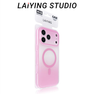 Ốp Điện Thoại Di Động Từ Tính Ins Mùa Hè Dopamine Gradient Cho iPhone17 16 15 14 Pro Max Bảo Vệ Camera Chống Sốc Ốp Lưng Cứng Chống Rơi