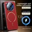 Ốp Lưng Cho Vivo X300 Pro X200 Pro X200FE Da Sang Trọng Nhẹ Và Mỏng PC Backboard Từ Tính Thu Hút Chống Rơi Vỏ Điện Thoại
