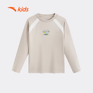 Anta Kids Áo Sweater tay dài Bé Trai Bé Gái Từ 6 -14 Tuổi Mềm Mịn Thời Trang Thể Thao 3525C6402