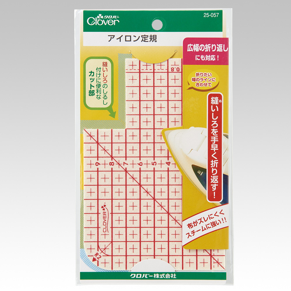 Clover Ironing Ruler Nhat Ban/25-057 Tieu Chuan&25-059 Dai/Nylon Chiu Nhiet/Canh May Deu