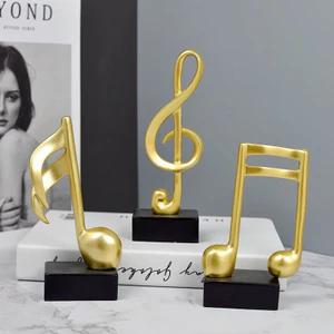 Bắc Âu Hiện Đại Trang Trí Nhà Cửa Hiển Thị Âm Nhạc Note Piano Đứng Trang Trí
