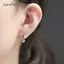AqToCna 1 Đôi Bông Tai Zircon Tròn Đơn Giản Cho Nữ Cô Gái Đa Năng Ánh Sáng Cổ Điển Sang Trọng Bông Tai Trang Sức Phụ Kiện Quà Tặng AqToCna
