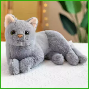 Mèo Nhồi Bông 30cm Mềm Trang Trí Phòng Đồ Chơi Dễ Thương Mèo Nhồi Bông Sang Trọng Cho Trẻ Em Cho Văn Phòng Tại Nhà Ký Túc Xá Ô Tô Sofa Mầm Non saixit2vn