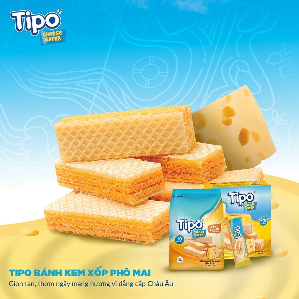 Bánh Tipo Kem Xốp Vị Phô Mai 300g Hữu Nghị