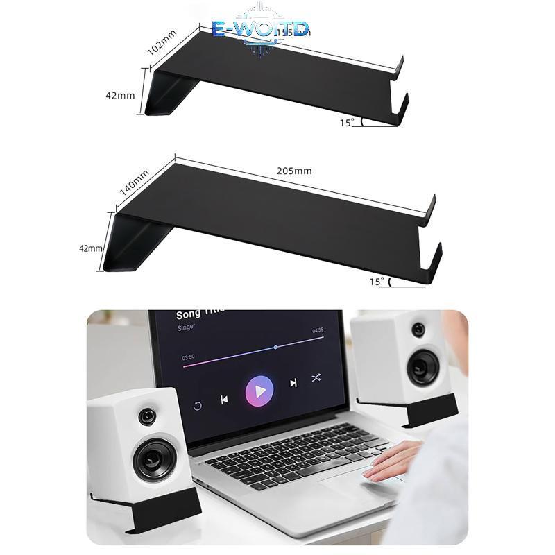 Đế loa để bàn bằng kim loại E-WOITD cho MR5BT Braet Thiết kế hạng nặng Đế chống trượt để ghi âm tại nhà E-WOITD