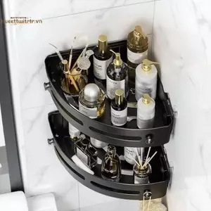 TRTR Lưu trữ hình quạt Ra, Kệ góc tiết kiệm không gian cho phòng tắm Nhà bếp Tổ chức gia đình VN