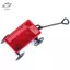HFTOY 1: 12 nhà búp bê thu nhỏ kim loại màu đỏ kéo xe đẩy đồ nội thất sân vườn phụ kiện ~