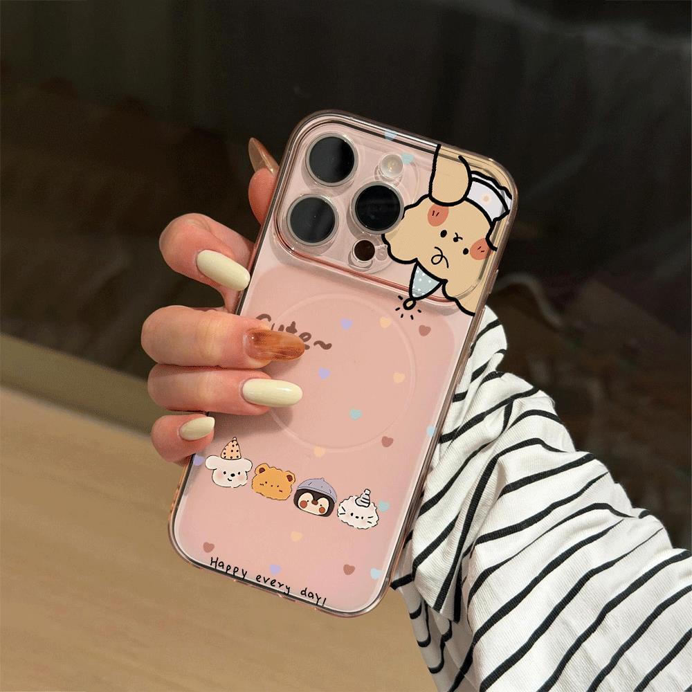 Hình đại diện mềm mạiPhù hợp với vỏ điện thoại 17/16pro, khôHình dùHình vỏ Corning