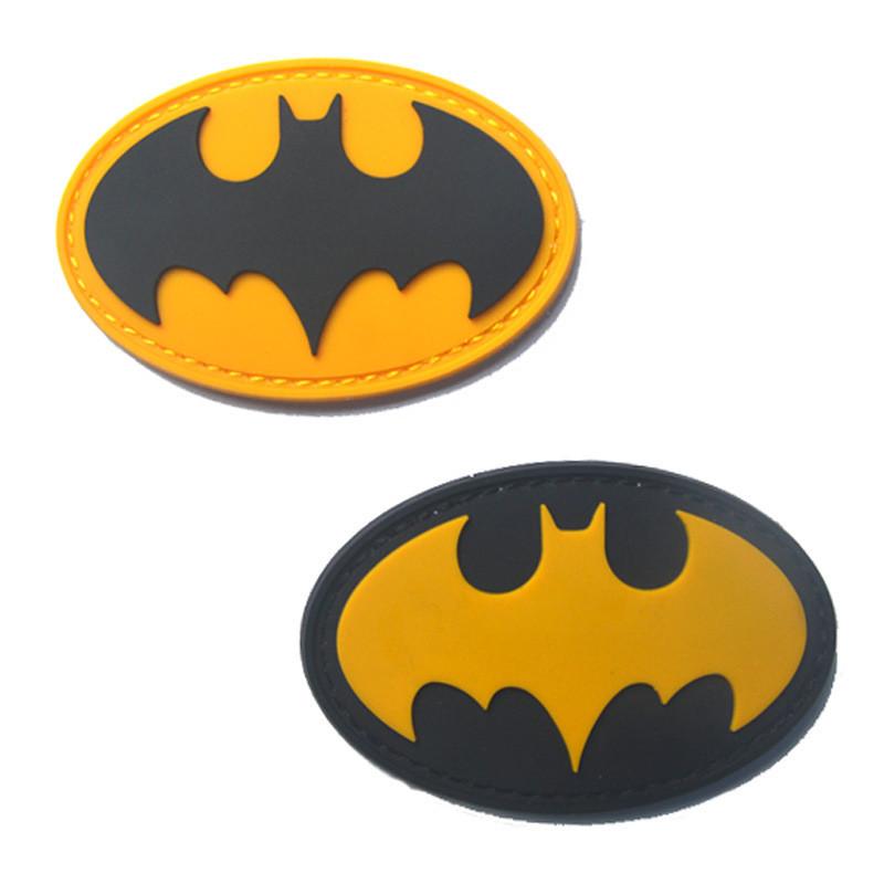 PVC Batman Băng Tay Velcro Ba Lô Ngoài Trời Phụ Kiện Túi Phụ Kiện Mát