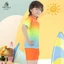Đồ bơi lướt sóng màu Gradient khô nhanh mùa hè dành cho trẻ em