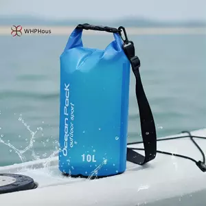 < WHPHous-t > Túi khô chèo thuyền chống nước 10L Thiết bị ngoài trời nổi Sa để bơi câu cá Kayaking Bền Nhẹ Bảo quản đẹp