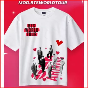 YB1 BTS ARMY LOVE SONG ARIRANG Áo thun KPOP tay ngắn áo thun 110cm-6XL BY1