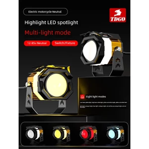 Đèn xe điện Đèn pha led siêu sáng Xe máy Ống kính ngoài đa năng Đèn pha tiếp tuyến Đèn mạnh Đèn pha gần và khoảng cách