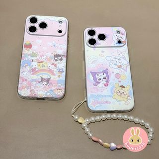 Ốp Điện Thoại Kuromi Kitty Dễ Thương Cho Samsung Galaxy A57 A37 A17 A56 A36 A26 A16 A15 A14 A13 4G 5G A12 A11 A91 A81 A70 A70s Vỏ Mềm Hoạt Hình Chiikawa Sanrio