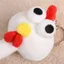 THEGIRL8B Gà Sang Trọng Móc Khóa, Thiết Kế Ngộ nghĩnh Mặt Dây Chuyền Túi Hươu Cao Cổ 20CM, Màu Trắng Kawaii Phong Cách Dễ Thương Quà Tặng Sáng Tạo Lợn Hồng Sang Trọng Mặt Dây Chuyền Túi Trang Trí