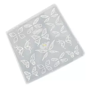 Flgo Khuôn Silicon Linh Hoạt Móng Tay Nghệ Thuật Với Họa Tiết Cánh Bướm Dễ Dàng Vệ Sinh Có Thể Tái Sử Dụng Cho Thiết Kế Móng Tay Chuyên Nghiệp